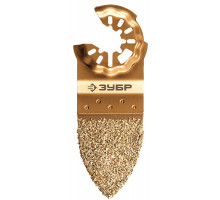 Полотно с твердосплавной крошкой ЗУБР CARBIDE ВК8 Р40 дельтовидное 15582-P40