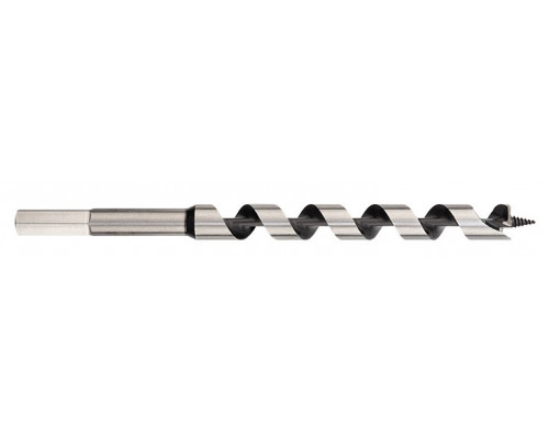 Сверло по дереву Kranz KR-91-0713 винтовое 22х230 мм (шестигранный хвостовик)