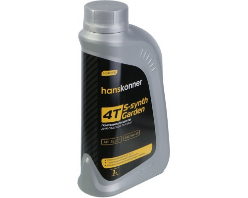 Масло для 4-тактных двигателей HANSKONNER SAE 5W30 1 л H0401PS
