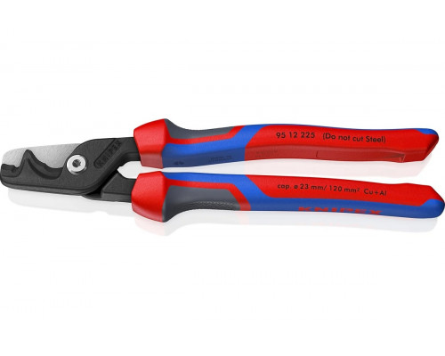 Кабелерез KNIPEX StepCut XL ступенчатый рез, Ø 23 мм, длина 225 мм, фосфатиров KN-9512225