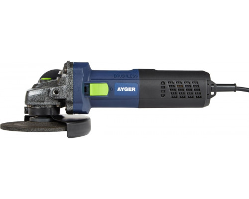 Угловая шлифмашина сетевая AYGER AG1400/125BL