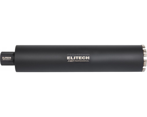 Алмазная коронка для мокрого сверления ELITECH 1110.011800 HD с охлаждением, 92х450, 1 1/4