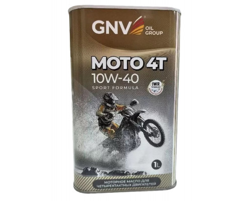 Масло GNV Moto 4T 10W40 Sport Formula 1 л (металл. канистра) GM41211162016541040001