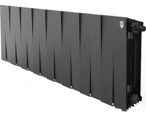 Радиатор отопления ROYAL THERMO PianoForte 300 Черный VR80-16 секц. биметаллический НС-1682359