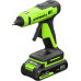 Пистолет клеевой аккумуляторный GREENWORKS G24GLG 24V, АКБ 2Ач и ЗУ 3502207CUA