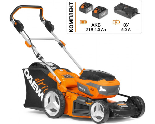 Газонокосилка аккумуляторная DAEWOO DLM 5042Li SET