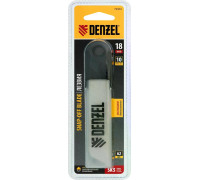 Лезвие для ножа Denzel 79304 18 мм, сталь SK5-0,5 мм, многосегментные, 10 шт