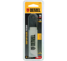 Лезвие для ножа Denzel 79304 18 мм, сталь SK5-0,5 мм, многосегментные, 10 шт