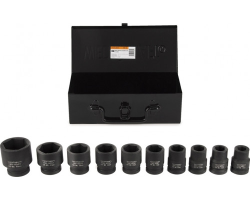 Набор ударных головок 3/4" WiederKraft WDK-760 17-46 мм, 10 предметов