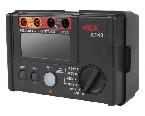 Мегаомметр RGK RT-10 с поверкой 721364