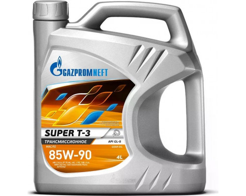 Масло трансмиссионное GAZPROMNEFT Super T-3 GL-5 85W-90 4 л 2389901364