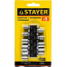 Набор насадок STAYER MASTER биты с торцевой головкой, в держателе, 9 предметов 26089-H9