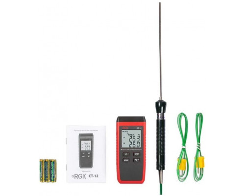 Измеритель температуры контактный RGK CT-12+TR-10W с поверкой 779883