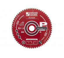 Пильный диск по дереву WOODWORK 216x1,8/1,2x30 Z=64 A=-5 27.216.64