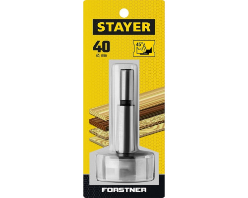 Сверло по дереву STAYER Forstner 40мм, форстнера дсп 29985-40_z01