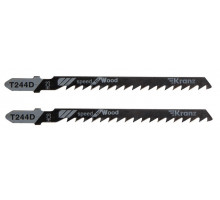 Пилки по дереву Kranz KR-92-0312 T244D 100 мм фигурный рез (2 шт./уп.)