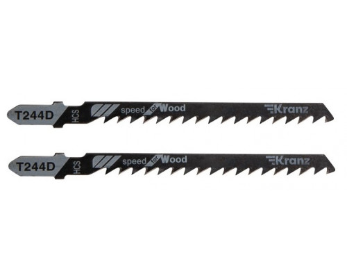 Пилки по дереву Kranz KR-92-0312 T244D 100 мм фигурный рез (2 шт./уп.)