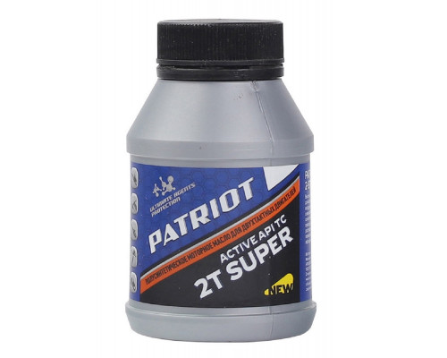 Масло для 2-тактных двигателей PATRIOT Super Active 2T 0,100 л полусинтетическое 850030634