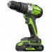 Дрель-шуруповерт аккумуляторная GREENWORKS GD24DD60 ударная, 24V, 2 АКБ 2Ач и ЗУ 3704107CUC