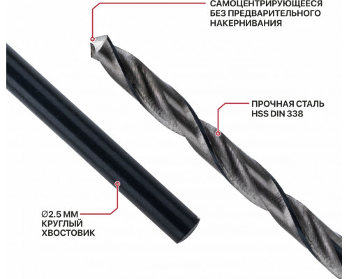 Сверло по металлу P.I.T. AMED16-0002A