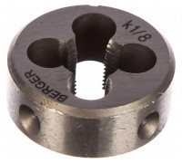 Плашка BERGER BG1184 дюймовая 1/8-27NPT, внешний d 25 мм