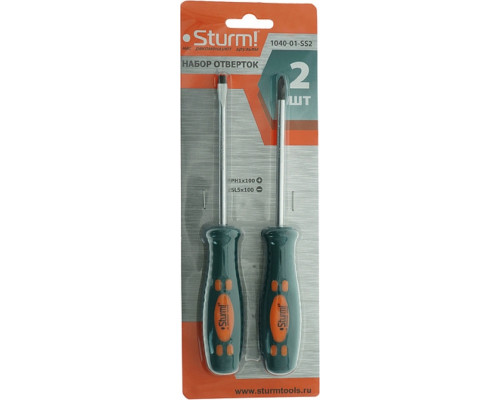 Набор отверток Sturm 1040-01-SS2 2 шт, crv