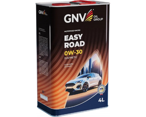 Масло моторное GNV Easy Road 0W30 4 л (металл. канистра) GER1M11280011110300004