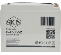 Аккумулятор SKN 6-EVF-52 (12V55A/H C5) тяговый 025390