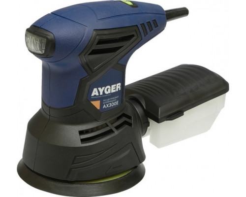Виброшлифмашина эксцентриковая сетевая AYGER AX300E