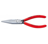 Длинногубцы KNIPEX KN-3021160SB плоскокруглые рифленные губки 50 мм, длина 160 мм