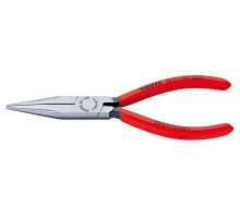 Длинногубцы KNIPEX KN-3021160SB плоскокруглые рифленные губки 50 мм, длина 160 мм