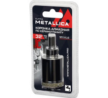 Алмазная коронка для мокрого сверления METALLICA Ultra 32х70 мм #46 по керамограниту, плитке 901816
