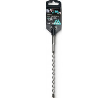 Бур SDS-plus METALLICA Optima 8х210/150 мм по бетону напайка с центром, 2 спирали 904213