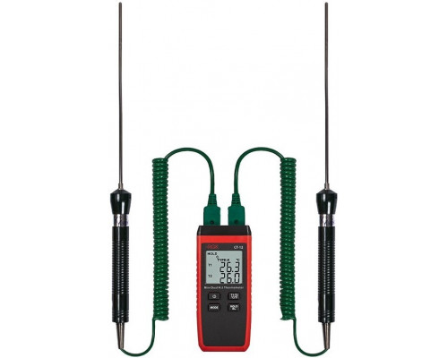 Измеритель температуры контактный RGK CT-12 + 2 шт. TR-10W