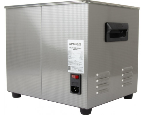 Мойка ультразвуковая Optimus OPT-UC100 с подогревом, 10 л