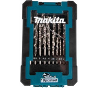 Набор сверл по металлу MAKITA D-78352 hss-gs, 19 шт. (1-10мм, шаг 0.5мм)