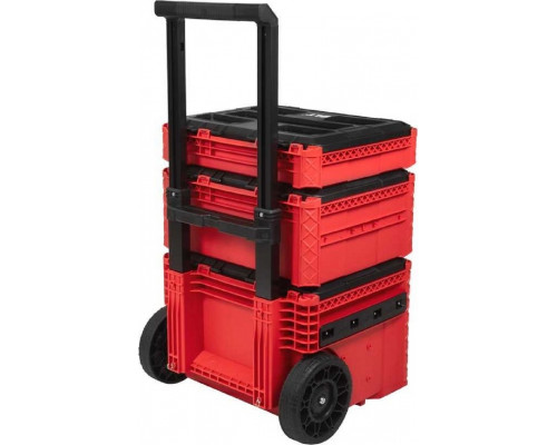 Ящик для инструмента DLT серия RED PRO №1 dlt, (кейс №5, кейс №4, кейс-тележка №2) 4050