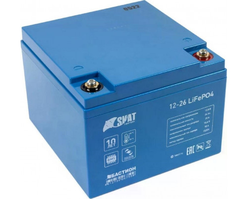Аккумулятор SKAT i-Battery 12-26 LiFePo4 литиевый тяговый 648