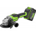 Угловая шлифмашина аккумуляторная GREENWORKS GD24AG 24V, АКБ 8Ач и ЗУ 3200207CUH