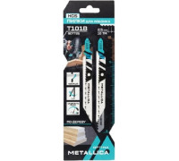 Пилки по дереву METALLICA Optima T101B 100/75мм шаг 2,5мм, HCS чистый рез, 2шт 907726