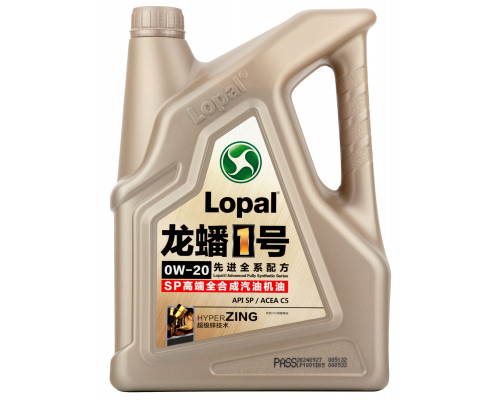 Масло моторное LOPAL 1 Advanced Fully Synthetic Series SP 0W20 4 л LPL36585
