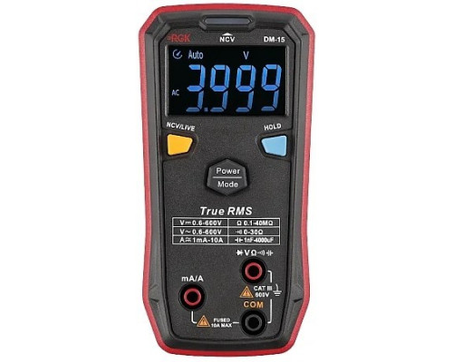Мультиметр цифровой RGK DM-15 755153