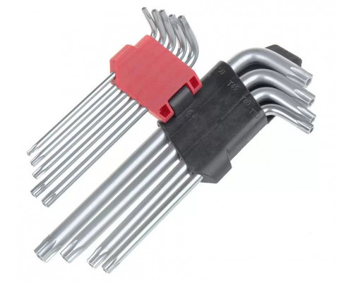 Набор ключей TORX ARNEZI R1061032 с отверстием, 9 предметов
