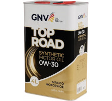 Масло моторное GNV Top Road 0W30 4 л (металл. канистра) GTR1012702010010030004