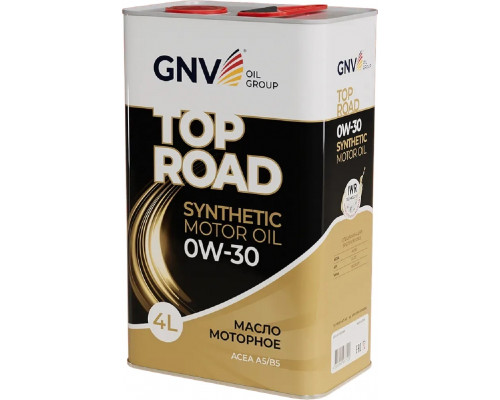 Масло моторное GNV Top Road 0W30 4 л (металл. канистра) GTR1012702010010030004