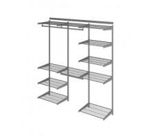 Гардеробная система ПРАКТИК HOME Max G180 графит S70299918015