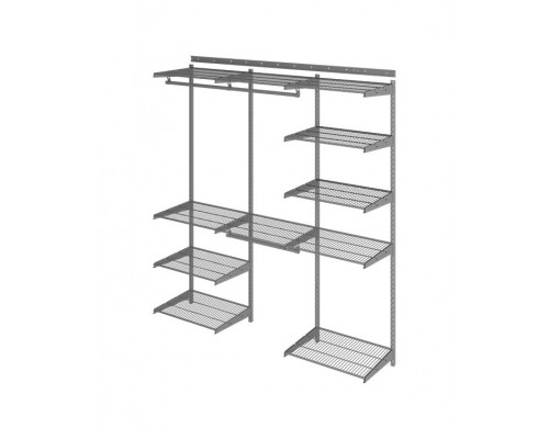 Гардеробная система ПРАКТИК HOME Max G180 графит S70299918015