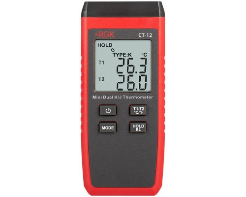 Измеритель температуры контактный RGK CT-12 + 2 шт. TR-10W