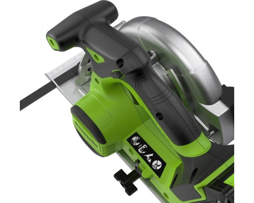 Пила циркулярная аккумуляторная GREENWORKS GD24CS165 24V, АКБ 4Ач и ЗУ 1501607CUB