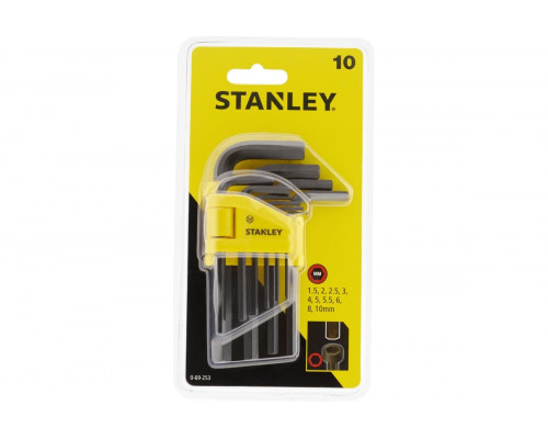 Набор шестигранников STANLEY 10 предметов 0-69-253